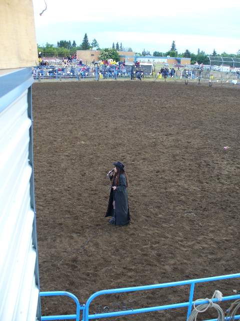 Suzanne performing at Rodeo